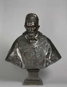 Portret van paus Innocentius X Pamphili door Alessandro Algardi