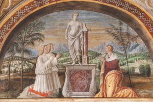 Scènes uit het Oude en Nieuwe Testament (detail) door Alessandro Araldi