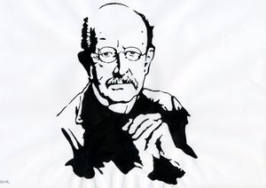Max Planck, Duitse natuurkundige door Alessandro Lonati