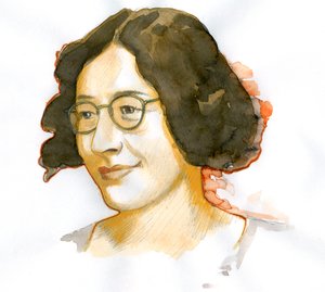 Portret van Simone Weil (1909-1943), Franse filosoof door Alessandro Lonati