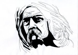 Portret van Vercingetorix (72-46 v.Chr.), hoofdman van de Arverni stam door Alessandro Lonati