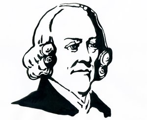 Portret van de filosoof en econoom Adam Smith (1723-1790) door Alessandro Lonati