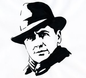 Portret van de Franse prefect en verzetsstrijder Jean Moulin (1899-1943)