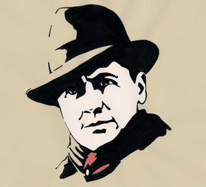 Portret van de Franse prefect en verzetsstrijder Jean Moulin (1899-1943)