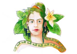 Representatie van de godin Gaia (Griekse mythologie: Gaia of Gaea personificatie van de Aarde)