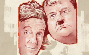 Stan Laurel en Oliver Hardy (illustratie)