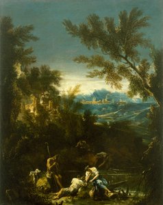 Landschap met figuren