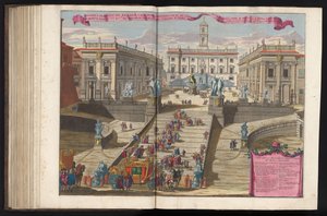 Trap naar Piazza del Campidoglio te Rome