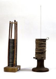 De stapels van Alessandro Volta. Museum voor Wetenschap en Technologie, Milaan door Alessandro Volta