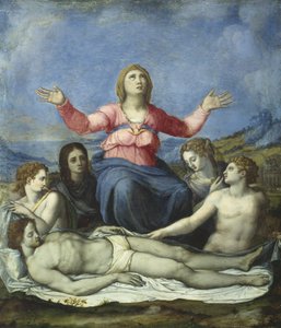 Rouw over de dode Christus