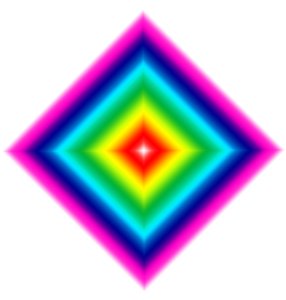 Geometrische lichten #2 door Alex Caminker
