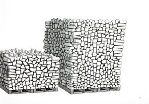 Brandhout pallets