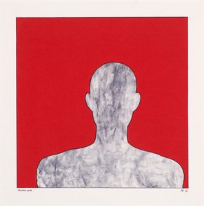 Pelgrim op rood