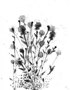 Abstract: Inktbloesems door Alex Walsh