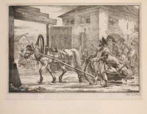 Uitrijden vanuit de poorten door after Alexander Orlowski