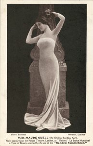 Maude Odell, Amerikaanse toneelactrice (zwart-wit foto)