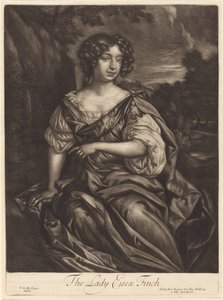 De Dame Essex Finch door Alexander Browne after Sir Peter Lely