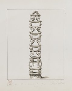Gesneden ornament uit Otaheite, uit 