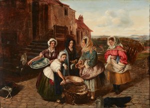 Vissersvrouwen uit East Lothian door Alexander Carse