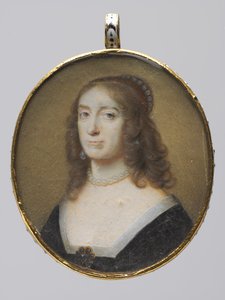 Portret van Elizabeth Stuart, keurvorstin van de Palts en koningin van Bohemen, 1630s door Alexander Cooper