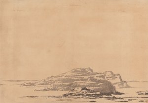 Fantastisch Landschap door Alexander Cozens