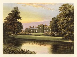 Netherhall, Cumberland, Engeland, 1880 (gravure)