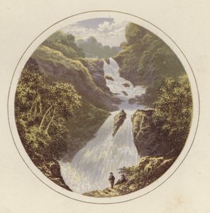 Frontispice illustratie voor Engelse Lake Scenery door Alexander Francis Lydon
