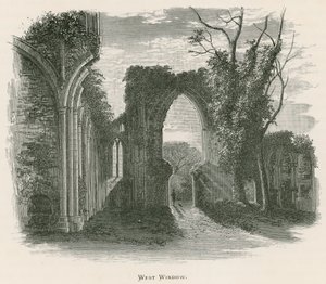 Netley Abbey, Westraam door Alexander Francis Lydon