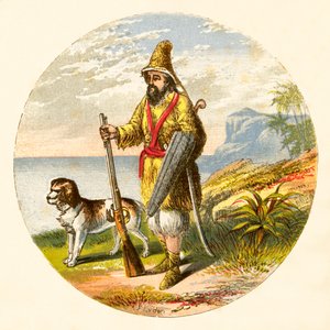 Robinson Crusoe door Alexander Francis Lydon