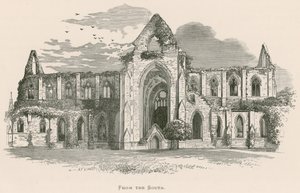 Tintern Abbey, vanuit het Zuiden door Alexander Francis Lydon
