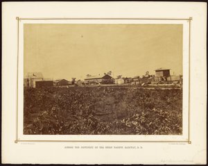 [Depot, Lawrence, Kansas]. door Alexander Gardner