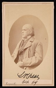 Portret van Salmon Portland Chase 1808-1873, oktober 1864 door Alexander Gardner