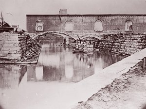 Ruïnes bij Canal Basin, Richmond, 1865 door Alexander Gardner