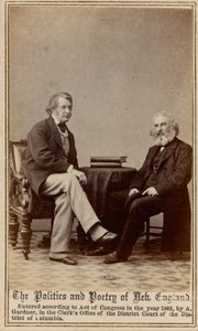 De politiek en poëzie van New England,1863 (foto) door Alexander Gardner