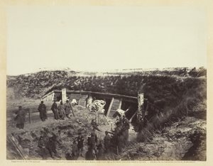 De preekstoel, Fort Fisher, N.C., januari 1865 door Alexander Gardner