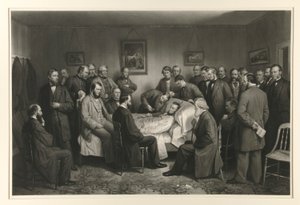 Lincoln op zijn sterfbed