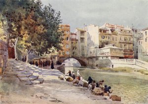 Narbonne, "Le Canal Des Deux Mers" door Alexander Henry Hallam Murray