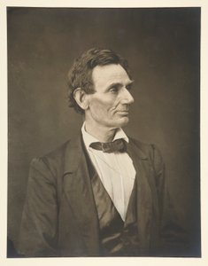 Abraham Lincoln door Alexander Hesler