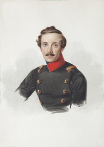 Portret van Arist Fyodorovich von Gersdorff 1805-1883, 1840