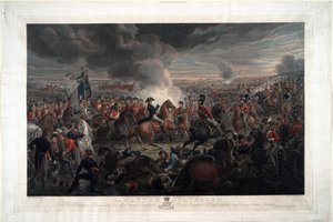 De slag bij Waterloo door Alexander Ivanovich Sauerweid