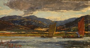 Rivierscène door Alexander Jnr. Fraser