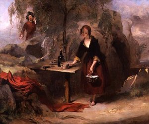 Alice, de Dochter van Donald Beanham Bereidt Ontbijt voor Edward Waverley