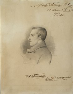 Portret van de dichter Apollon Alexandrovich Grigoryev 1822-1864, voor 1846
