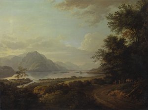 Loch Awe, Argyllshire, ca. 1785 door Alexander Nasmyth