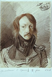 Portret van Alexei Pavlovich Lanskoy