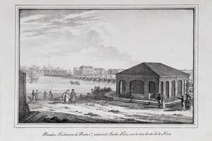 Hut van Peter de Grote uit de serie Zichten van Sint-Petersburg door Alexander Pluchart