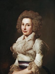 Alexandrine Elisabeth Roslin door Alexander Roslin