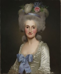 Anne Jacqueline Sophie de Malartie door Alexander Roslin