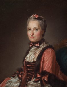 Portret van prinses Maria Josepha van Saksen 1731-1767, 1776 door Alexander Roslin