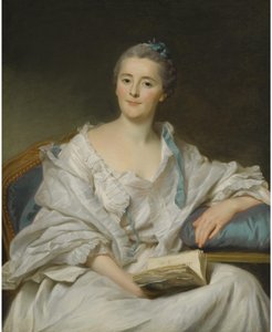 Portret van de Markiezin van Marigny door Alexander Roslin